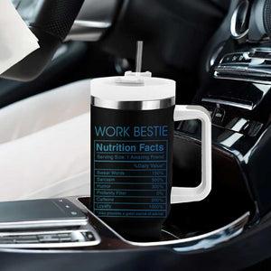 Gifts for Coworker Tumbler With Handle Work Bestie Definition TB09 Print Your Wear