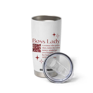 Best Boss Gifts for Women Tumbler Cup Boss Lady Definition Motivates Empowers Inspires TB09 Print Your Wear