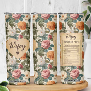 Valentines Day Gifts for Her Skinny Tumbler Best Wife Ever TB09 Print Your Wear
