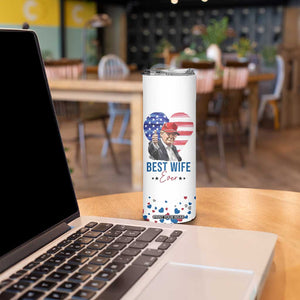 Funny Gifts for Wife Skinny Tumbler Best Wife Ever Trump Anniversary Valentines TB09 Print Your Wear
