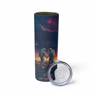 Romantic Gift for Couple Skinny Tumbler Our Love Is Out Of This World TB09 Print Your Wear