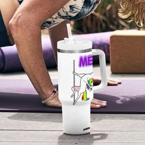 50th Birthday Tumbler With Handle Funny Dancing Unicorn 1976 Other 50 Year Olds TB10 Print Your Wear