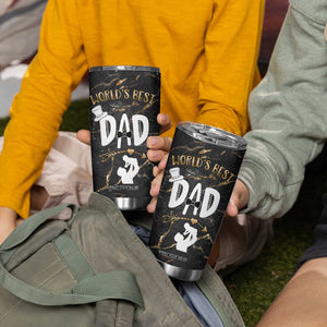 Father's Day Gift For Dad Tumbler Cup World's Best Dad Daddy TB10 Print Your Wear