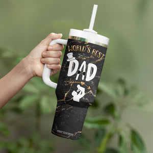 Father's Day Gift For Dad Tumbler With Handle World's Best Dad Daddy TB10 Print Your Wear
