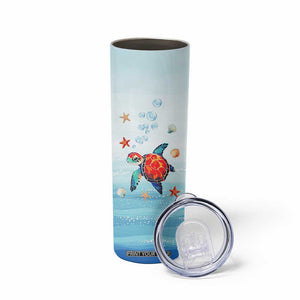 Sea Turtle Gifts Skinny Tumbler Beach Ocean Gifts For Women Turtle Lovers TB10 Print Your Wear