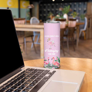 Flamingo Gifts Skinny Tumbler Appreciation Inspirational Gift for Her TB10 Print Your Wear