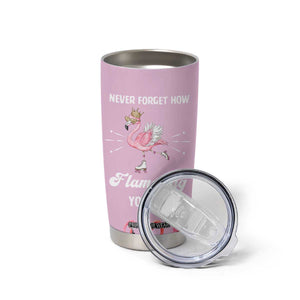 Flamingo Gifts Tumbler Cup Appreciation Inspirational Gift for Her TB10 Print Your Wear