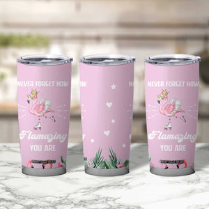 Flamingo Gifts Tumbler Cup Appreciation Inspirational Gift for Her TB10 Print Your Wear