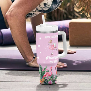 Flamingo Gifts Tumbler With Handle Appreciation Inspirational Gift for Her TB10 Print Your Wear