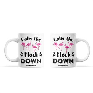Gifts For Flamingo Lover Coffee Mug Cute Animal Lover Gifts For Her TB10 White Print Your Wear