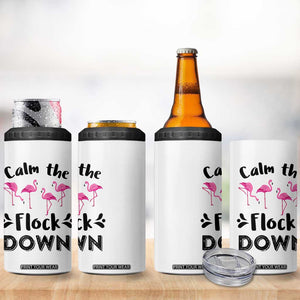 Gifts For Flamingo Lover 4 in 1 Can Cooler Tumbler Cute Animal Lover Gifts For Her TB10 Print Your Wear
