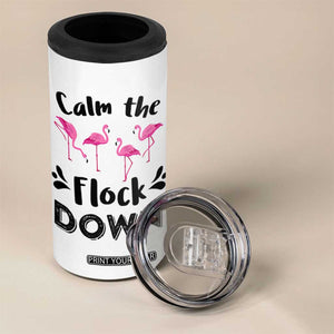 Gifts For Flamingo Lover 4 in 1 Can Cooler Tumbler Cute Animal Lover Gifts For Her TB10 Print Your Wear