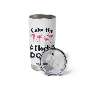Gifts For Flamingo Lover Tumbler Cup Cute Animal Lover Gifts For Her TB10 Print Your Wear