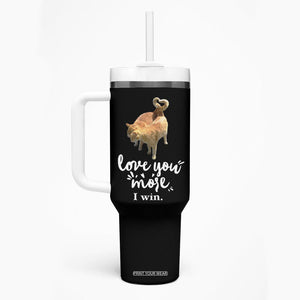 Romantic Cat Couple Tumbler With Handle Love You More I Win Birthday Ideas for Her Couple Wife Family TB10 Print Your Wear