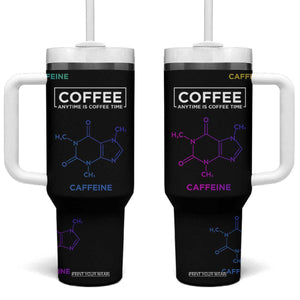 Chemistry Coffee Tumbler With Handle Caffeine Science Chemistry Teacher Gift TB10 One Size: 40 oz Black Print Your Wear