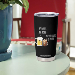 Funny Coffee Tumbler Cup Too Early For Beer TB10 Print Your Wear