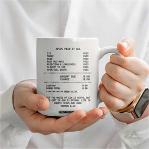 Christian Inspirational Coffee Mug Bible Verses Christian Gift Jesus Paid It All
