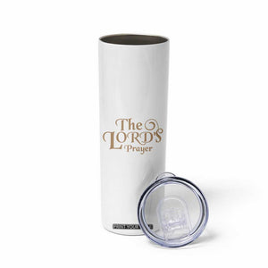 Christian Inspirational Skinny Tumbler The Lords Prayer Bible Verses Christian Gift TB10 Print Your Wear