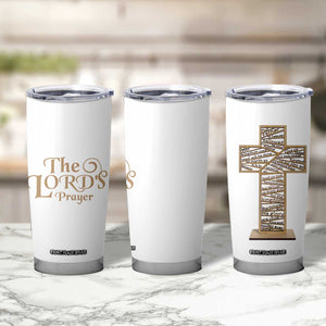 Christian Inspirational Tumbler Cup The Lords Prayer Bible Verses Christian Gift TB10 Print Your Wear