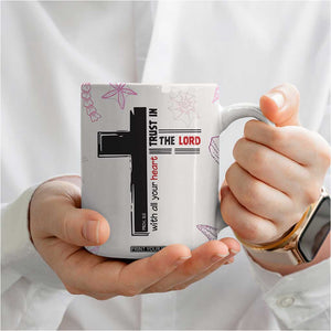 Christian Gifts For Women Coffee Mug Trust In The Lord Encouraging Bible Verse Inspirational Gift TB10 Print Your Wear