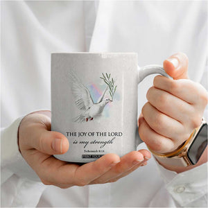 Christian Gifts Coffee Mug Joy Of The Lord Is My Strength Bible Verses Inspirational Gift TB10 Print Your Wear