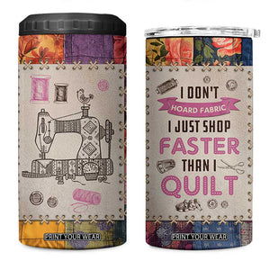 Sewing Gifts For Women 4 in 1 Can Cooler Tumbler Quilt Quilting Lovers Tailors Crafters Inspiration Gift TB10 One Size: 16 oz Multicolor Print Your Wear
