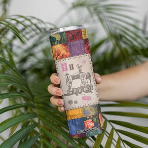 Sewing Gifts For Women Skinny Tumbler Quilt Quilting Lovers Tailors Crafters Inspiration Gift TB10 Print Your Wear