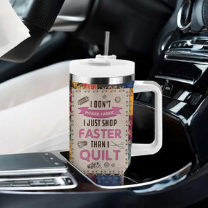 Sewing Gifts For Women Tumbler With Handle Quilt Quilting Lovers Tailors Crafters Inspiration Gift TB10 Print Your Wear