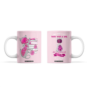 Cat Book Lovers Gifts Coffee Mug Cute Bookish Present Book Club Gifts TB10 Pink Print Your Wear