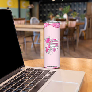 Cat Book Lovers Gifts Skinny Tumbler Cute Bookish Present Book Club Gifts TB10 Print Your Wear