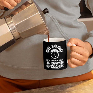 Funny Retirement Gifts Coffee Mug Oh Look Its I Dont Give a Damn O Clock Retired Coworker Gag Gifts TB10 Print Your Wear