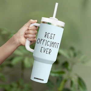 Wedding Host Tumbler With Handle Best Officiant Ever Present To That Special Person Performing The Marriage TB10 Print Your Wear