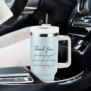 Wedding Host Tumbler With Handle Best Officiant Ever Present To That Special Person Performing The Marriage TB10 Print Your Wear