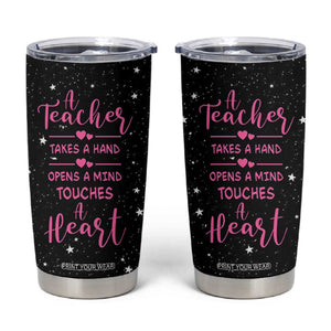 Teacher Tumbler Cup Funny Valentines Graduation Retirement Appreciation Gifts From Students TB10 Black Print Your Wear