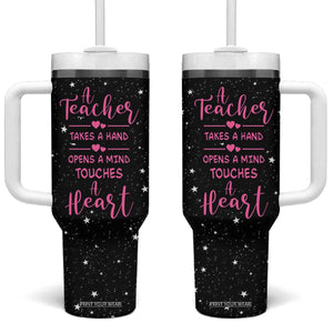 Teacher Tumbler With Handle Funny Valentines Graduation Retirement Appreciation Gifts From Students TB10 One Size: 40 oz Black Print Your Wear
