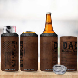 Funny Father's Day Gift For Daddy 4 in 1 Can Cooler Tumbler Christmas Birthday Gifts For Dad From Daughter Son TB10 Print Your Wear