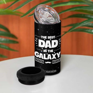 Funny Father's Day Gift For Dad 4 in 1 Can Cooler Tumbler Best Dad In The Galaxy Christmas Birthday Gifts TB10 Print Your Wear
