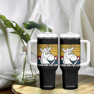 Funny Rude Tumbler With Handle Shu Duh Fuh Cup Funny Gag Gifts for Friend Coworker TB10 Print Your Wear