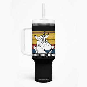 Funny Rude Tumbler With Handle Shu Duh Fuh Cup Funny Gag Gifts for Friend Coworker TB10 Print Your Wear