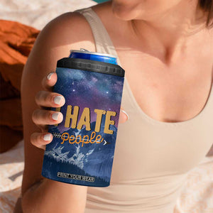 Funny Rude Bear 4 in 1 Can Cooler Tumbler Shu Duh Fuh Cup I Hate People Funny Gag Gifts for Introverts TB10 Print Your Wear