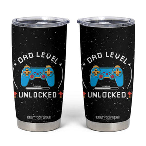 New Dad Tumbler Cup First Time Father's Day Expecting Dad Present TB10 Black Print Your Wear