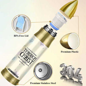 Christian Gifts for Women Faith Bullet Tumbler Christ Encouraging Bible Verse Cute Butterflies TB10 Print Your Wear