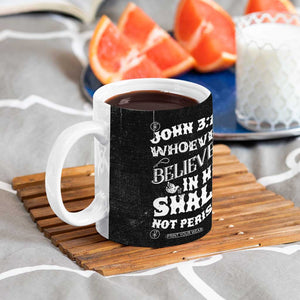 Christian Gifts for Men Coffee Mug Inspirational Bible Verse John 3:16 TB10 Print Your Wear