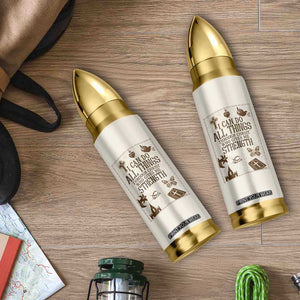 Christian Gifts Bullet Tumbler I Can Do All Things Through Christ Bible Verse Philippians 4:13 TB10 Print Your Wear