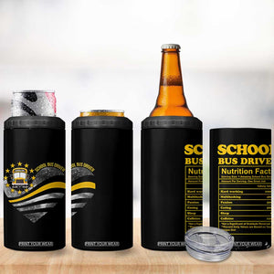 School Bus Driver Gifts 4 in 1 Can Cooler Tumbler Bus Driver Christmas Appreciation Gift TB10 Print Your Wear