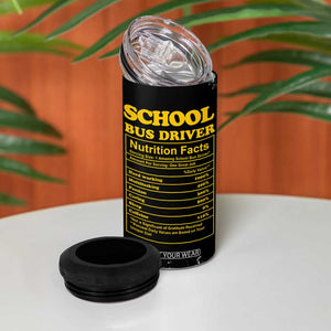 School Bus Driver Gifts 4 in 1 Can Cooler Tumbler Bus Driver Christmas Appreciation Gift TB10 Print Your Wear