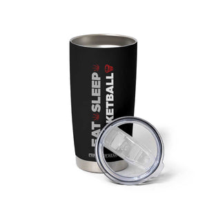 Basketball Player Tumbler Cup Basketballer Coach Sports Team Gift Eat Sleep Basketball TB10 Print Your Wear