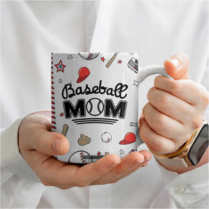 Baseball Mom Coffee Mug Mothers Day Birthday Gifts from Daughter Son TB10 Print Your Wear