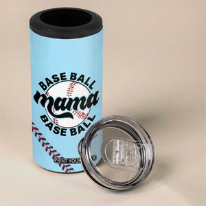 Baseball Mama 4 in 1 Can Cooler Tumbler Mothers Day Birthday Gifts from Daughter Son TB10 Print Your Wear