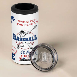 Baseball Players 4 in 1 Can Cooler Tumbler Sports Lovers Coaches Gifts TB10 Print Your Wear
